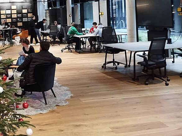 Arbeitsraum im Campus Space der Sparkasse Bremen
