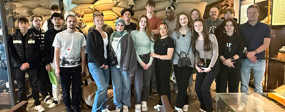 Gruppenfoto im Hafenmuseum