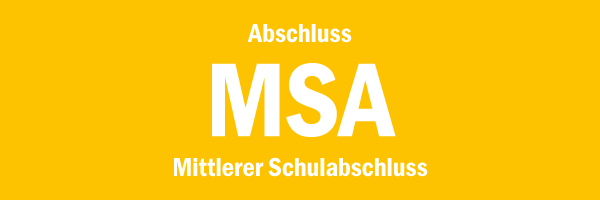 Abschluss MSA