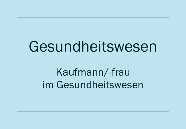 Bildungsgang Gesundheitswesen