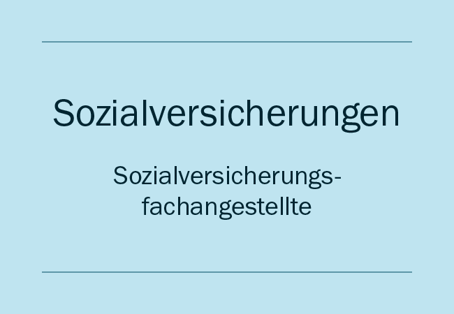 Bildungsgang Sozialversicherungen