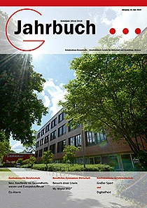 Titelseite des Jahrbuchs 2018/2019 des Schulzentrums Grenzstraße