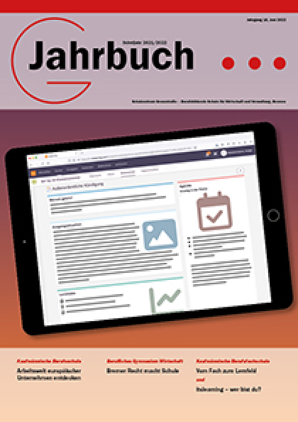 Titel SZG Jahrbuch 2021/2022