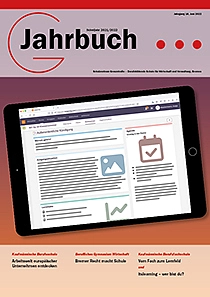 Titelseite des Jahrbuchs 2021/2022 des Schulzentrums Grenzstraße