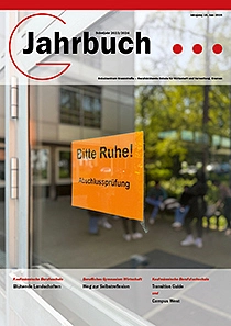 Titelseite des Jahrbuchs 2023/2024 des Schulzentrums Grenzstraße
